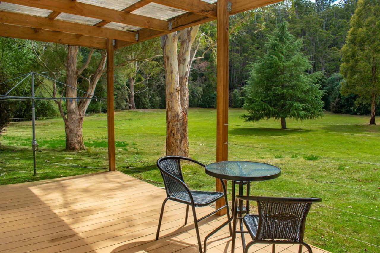Russell Falls Holiday Cottages National Park Bagian luar foto
