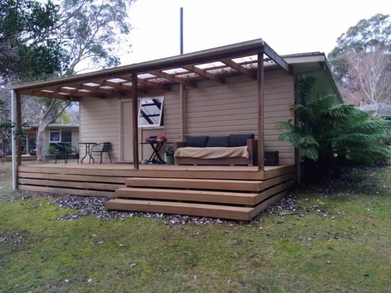 Russell Falls Holiday Cottages National Park Bagian luar foto